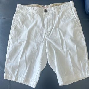 Mens Penguin White Shorts